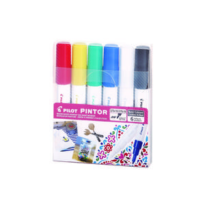 MARCADOR PILOT PINTOR BĂSICO PUNTA EXTRA FINA X 6 UND