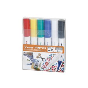 MARCADOR PILOT PINTOR BĂSICO PUNTA FINAX X 6 UND