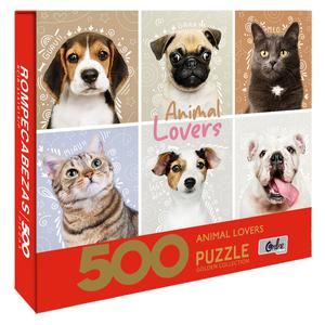 ROMPECABEZA ONLINE ANIMAL LOVERS 500 PIEZAS