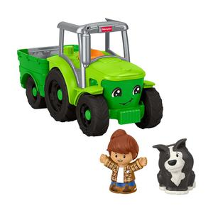 TRACTOR MEDIANO + 2 FIGURAS LITTLE PEOPLE