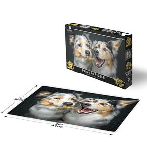 ROMPECABEZAS DE 300 PIEZAS PRIME 3D PERROS PASTORES AUSTRALIANOS