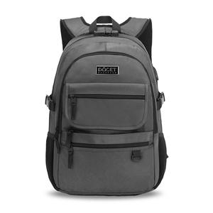 MOCHILA HUNTER DOCET PORTA LAPTOP GRIS
