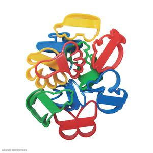 JUEGO DIDÁCTICO ARTI CREATIVO CORTADORES PLÁSTICOS X 10 UND