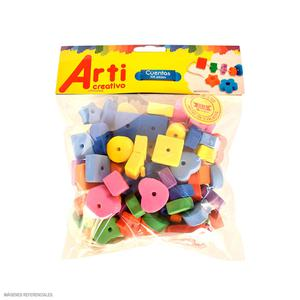 JUEGO DIDÁCTICO ARTI CREATIVO CUENTAS 108 PIEZAS + CORDÓN