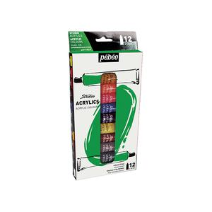 ACRÍLICO PEBEO 12 ML SET X 12 TUBOS
