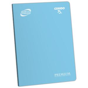 CUADERNO RAYADO DELUXE COLLEGE A4 CELESTE 80 HOJAS