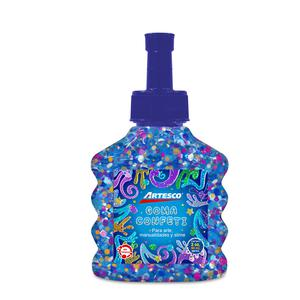GOMA CONFETI ARTESCO AZUL 3 OZ