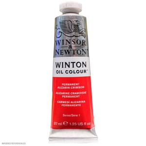 ÓLEO TUBO WINSOR & NEWTON CARMESÍ ALIZAR PERMANENTE 37 ML