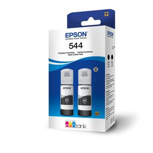 PACK DE 2 BOTELLAS DE TINTA EPSON T544 NEGRO