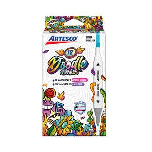 MARCADORES A BASE DE ALCOHOL ARTESCO DOODLE MARKERS X 12 UND