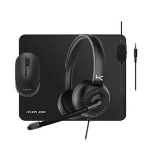 COMBO BIZPACK KUZLER MOUSE + AUDÍFONO + MOUSE PAD