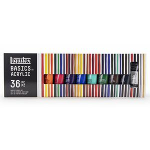 SET ACRÍLICO LIQUITEX BÁSICO 36 TUBOS 22ML