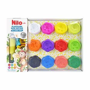 PLASTILINA NILO NON-DRYING PREMIUM 360 G X 12 UND