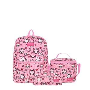 PACK X3 MOCHILA XTREM 6XT PINK RABBIT