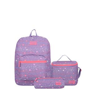 PACK X3 MOCHILA XTREM 6XT PURPLE STARS