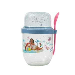 VASO YOGURT TITANIO PRINCESAS VERDE AGUA