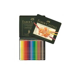 COLOR POLYCHROMOS FABER CASTELL ESTUCHE METÁLICO X 24 UND
