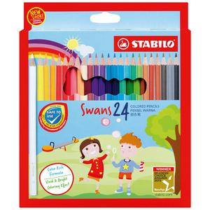 COLORES LARGOS STABILO HEXAGONAL X 24 UND