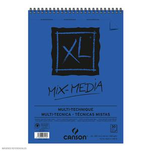 BLOCK XL CANSON A3 ESPIRAL MIX MEDIA 300 GR 30 HOJAS