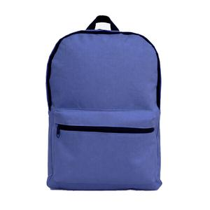 MOCHILA COLOR ENTERO AZUL