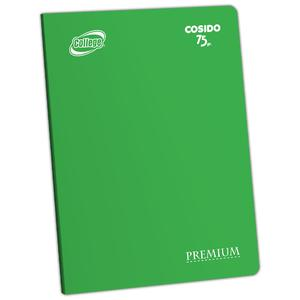 CUADERNO DOBLE RAYA DELUXE COLLEGE A4 VERDE 80 HOJAS