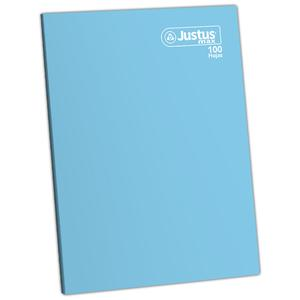 CUADERNO CUADRICULADO MAX DELUXE JUSTUS A4 CELESTE 100 HOJAS