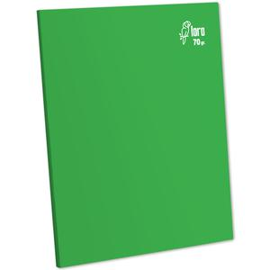 CUADERNO TRIPLE RENGLĂN DELUXE LORO A4 70 GR VERDE 80 HOJAS