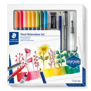 ACUARELA STAEDTLER FLORAL SET X 12 UND
