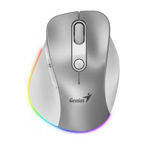 MOUSE GENIUS ERGONÓMICO 9000S PRO D RECARGABLE PLATEADO