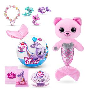 PELUCHE PETS ALIVE SIRENA OSO ROSADO CON LUCES