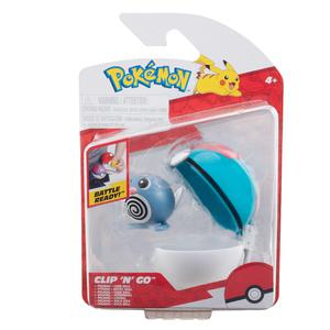 FIGURA POLIWAG POKEMON CLIP 'N' GO CON POKEBOLA