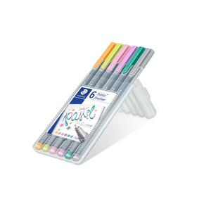 ROTULADOR STAEDTLER TRIPLUS FINELINER PASTEL X  6 UND