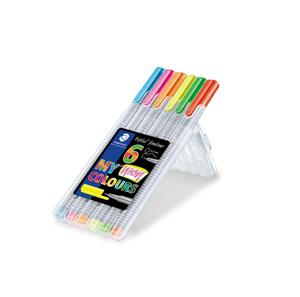 ROTULADOR STAEDTLER TRIPLUS FINELINER NEÓN X 6 UND