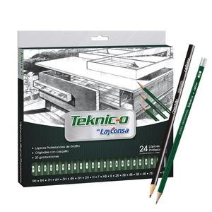 LÁPIZ TÉCNICO LAYCONSA TEKNIC-O CAJA X 24 UND