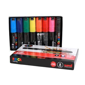 MARCADORES POSCA ESTUCHE BĂSICO 8K X 8 UND