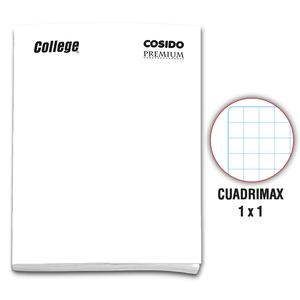 CUADERNO CUADRIMAX DELUXE COLLEGE A4 COSIDO BLANCO 80 HOJAS