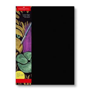 LIENZO FABER CASTELL NEGRO 30 X 40 CM