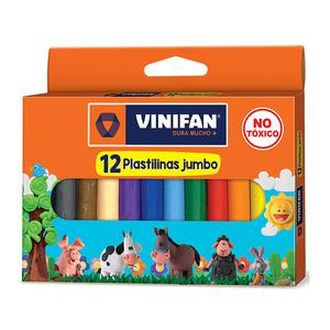 PLASTILINA JUMBO VINIFAN X 12 UND