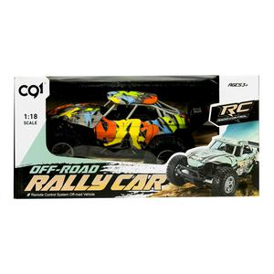 CARRO OFF ROAD 1:18 RADIO CONTROL AMARILLO