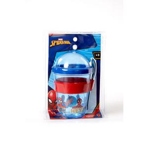 VASO YOGURT TITANIO SPIDERMAN 450 ML