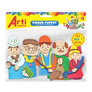 JUEGO DIDÁCTICO ARTI CREATIVO TÍTERE PARA DEDO PROFESIONES 2