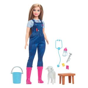 MUÑECA BARBIE PROFESIONES SET DE LUJO GRANJERA