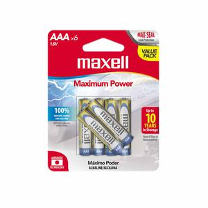 PILA MAXELL AAA 723813 LR03 6BP X 6 UND