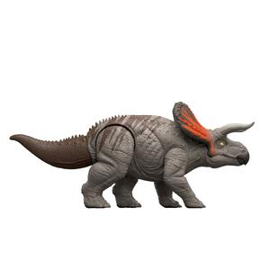 FIGURA ZUNICERATOPS  JURASSIC WORLD REBIRTH MORDIDA DE ATAQUE