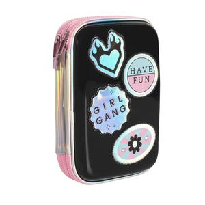 CARTUCHERA MOOVING DOBLE EVA HOLO