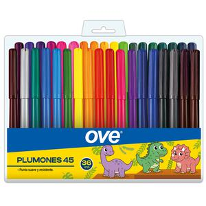 PLUMÓN DELGADO OVE  45 ESTUCHE X36 UNIDADES