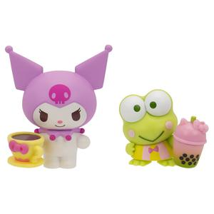 PACK FIGURAS HELLO KITTY AND FRIENDS KUROMI Y KEROPPI