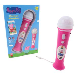 MICRĂFONO DE JUGUETE PEPPA PIG CON LUCES Y SONIDOS
