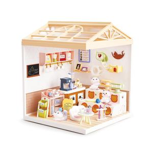CAFETERIA DE GATO TIERNO DIY MINI DREAMY APILABLE CON LUZ