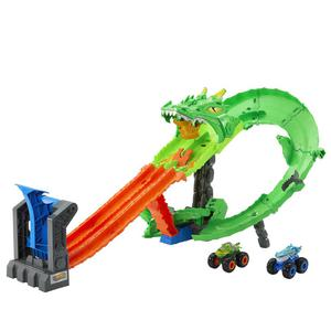 PISTA DE CARROS HOT WHEELS TIBURONES/DINOSAURIOS